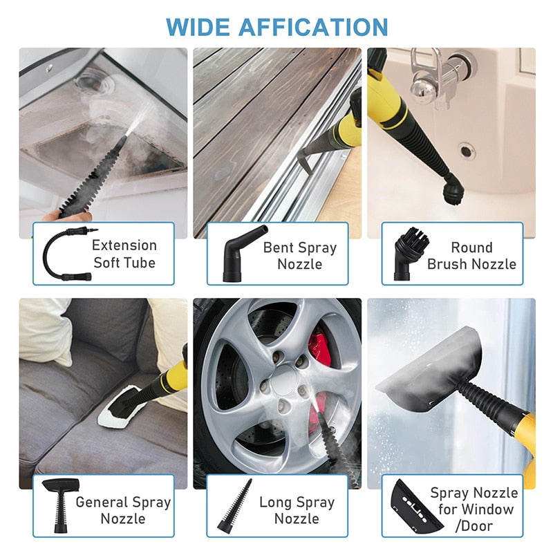 Aparat de curatat cu aburi Steam Cleaner + Accesorii