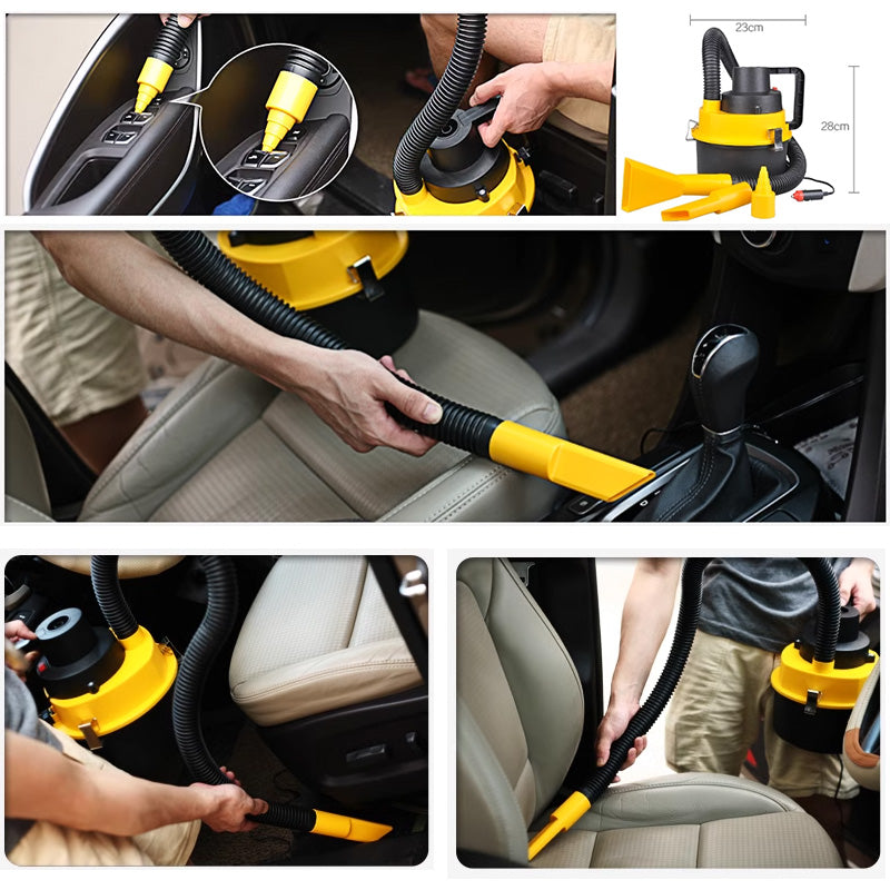 Aspirator auto 12V 100W, pentru aspirare uscata si umeda