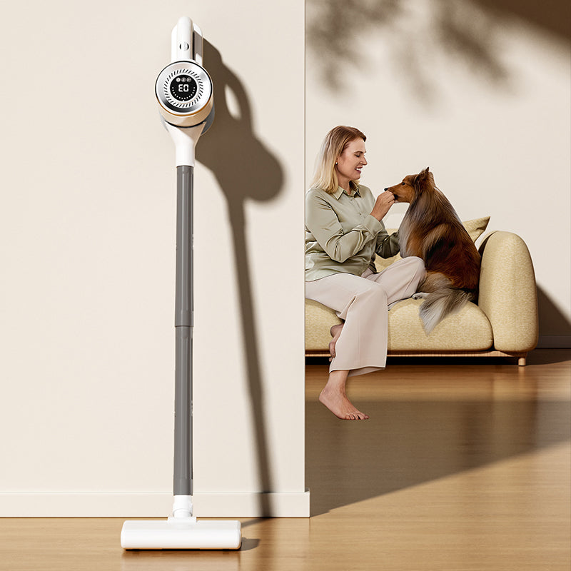 Aspirator vertical Fara Fir 2 in 1, Functie de Mop, 3 Capete incluse, Autonomie 48 minute, 100W