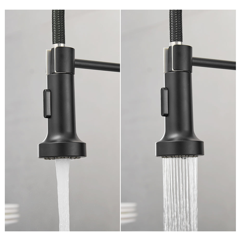 Baterie profesionala, cu dus flexibil, 2 functii de curgere a apei