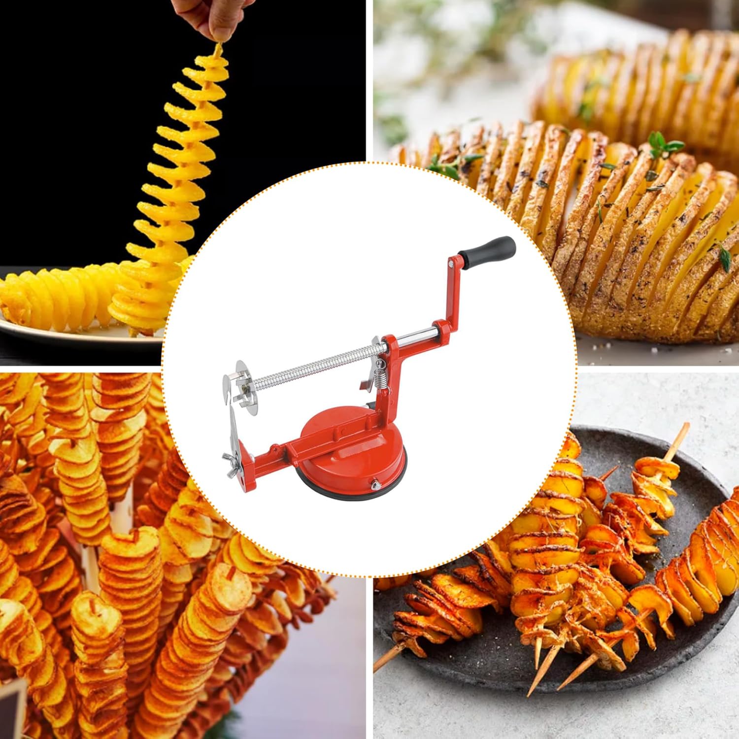 Dispozitiv pentru taiat cartofi in spirala Spiral Potato Slicer