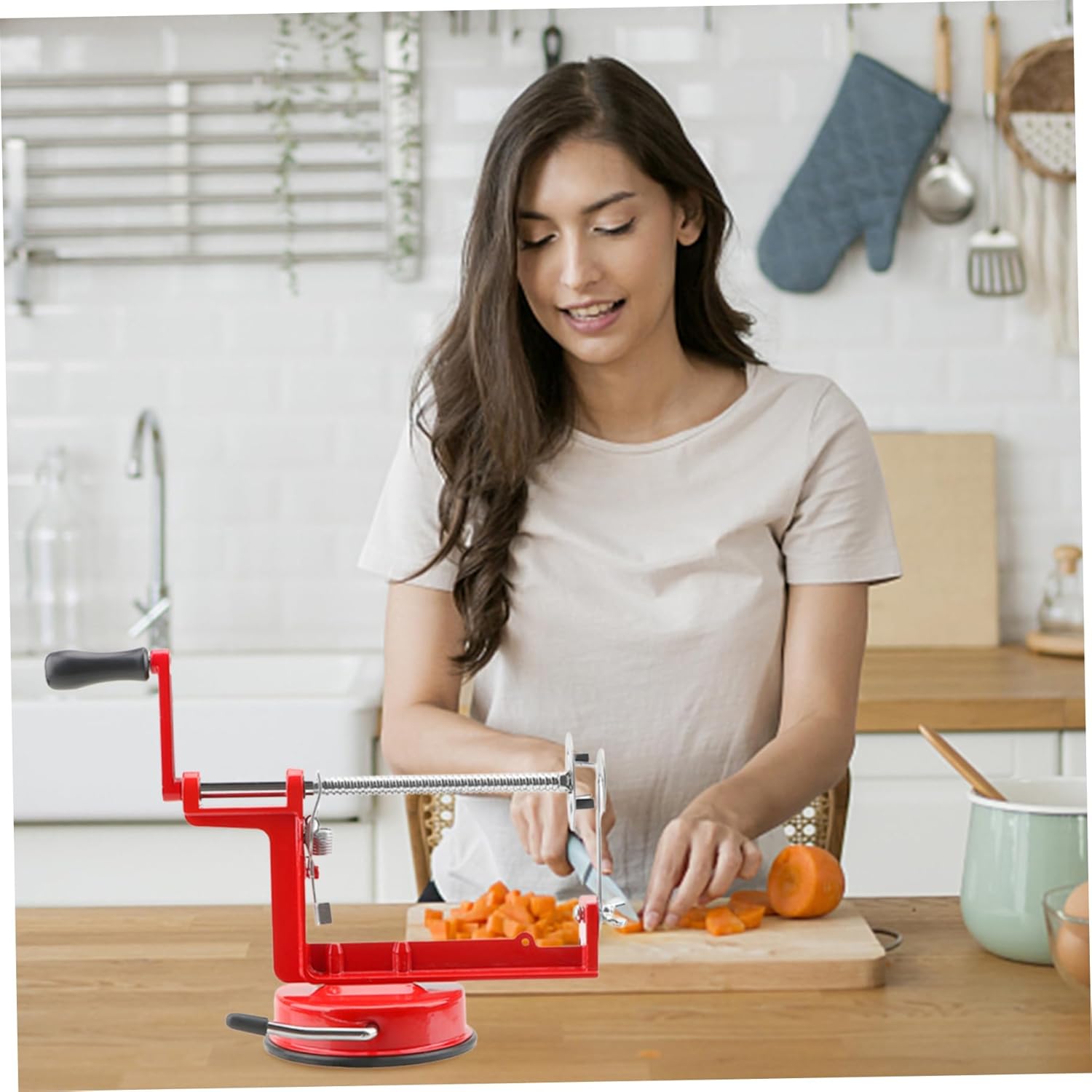Dispozitiv pentru taiat cartofi in spirala Spiral Potato Slicer