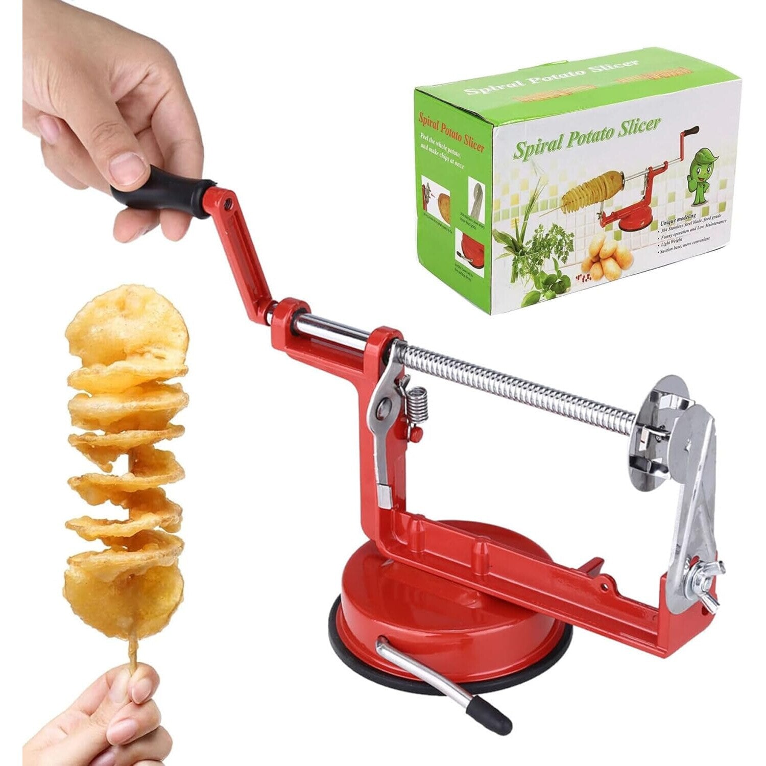 Dispozitiv pentru taiat cartofi in spirala Spiral Potato Slicer