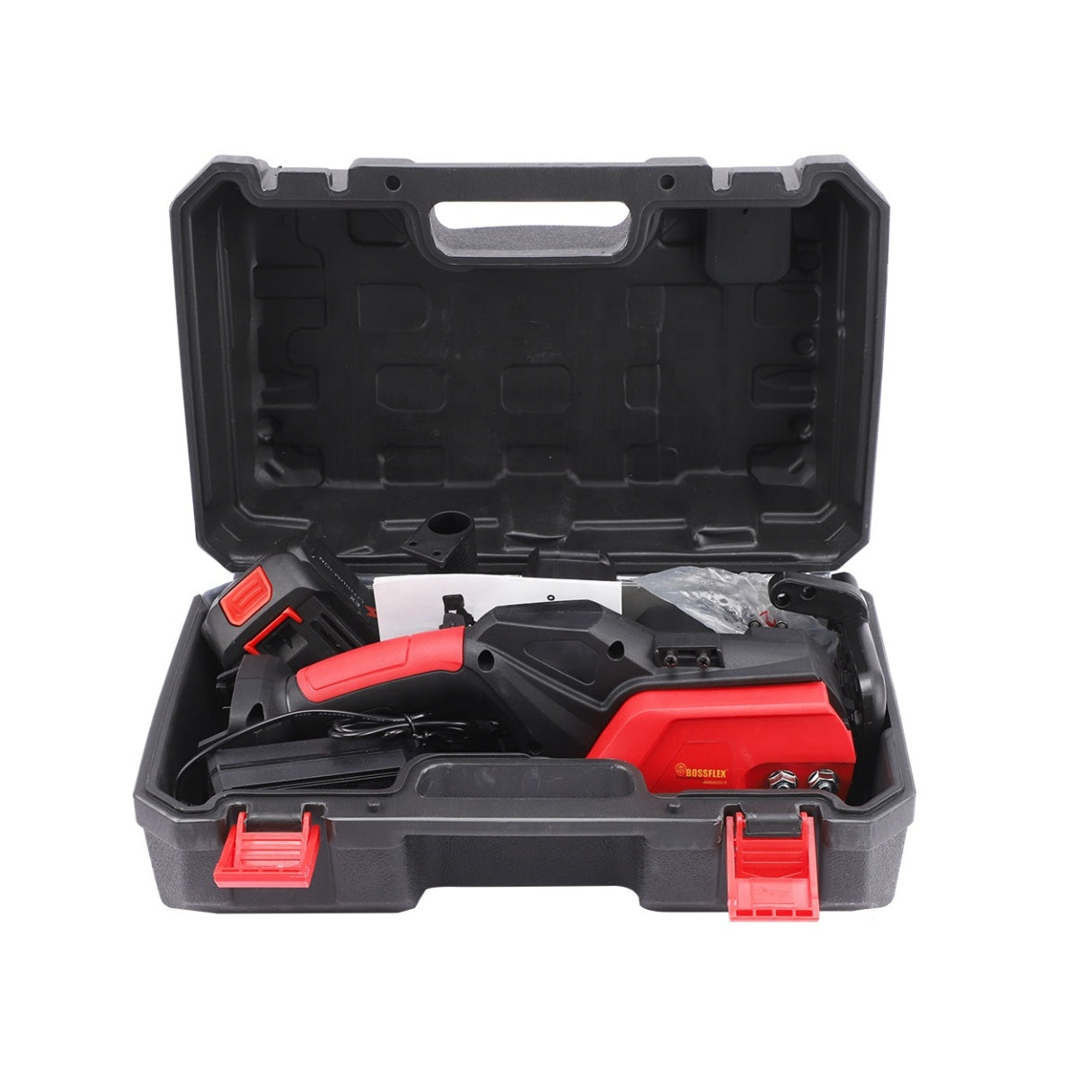 Drujba electrica cu lant 12 inch, cu 2 Acumulatori, 48V, Lithium, 4800rpm, 305mm