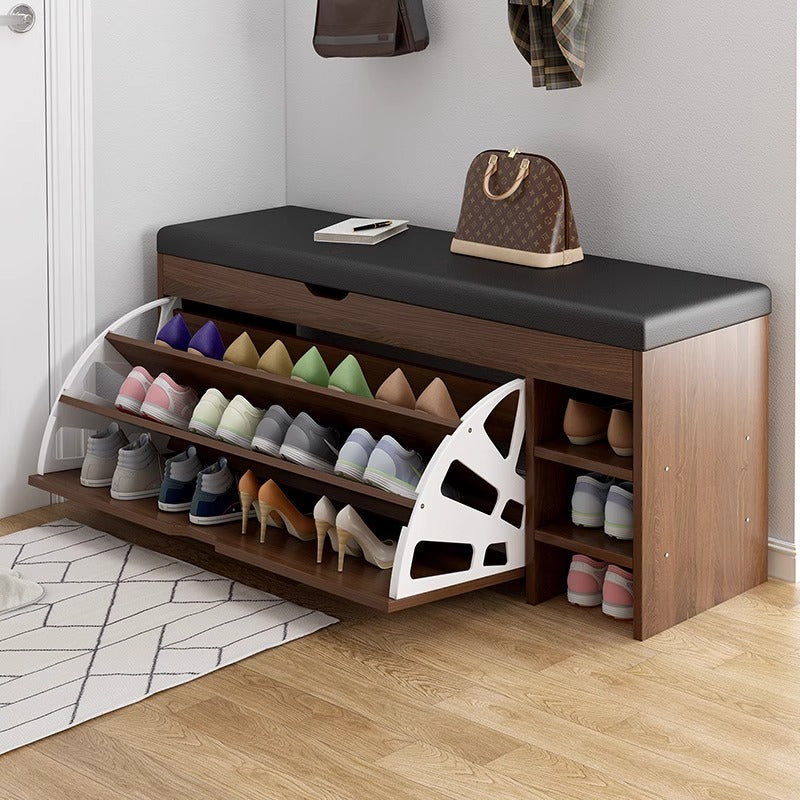Dulap pentru pantofi tip bancheta, 80 x 30 x 51 cm