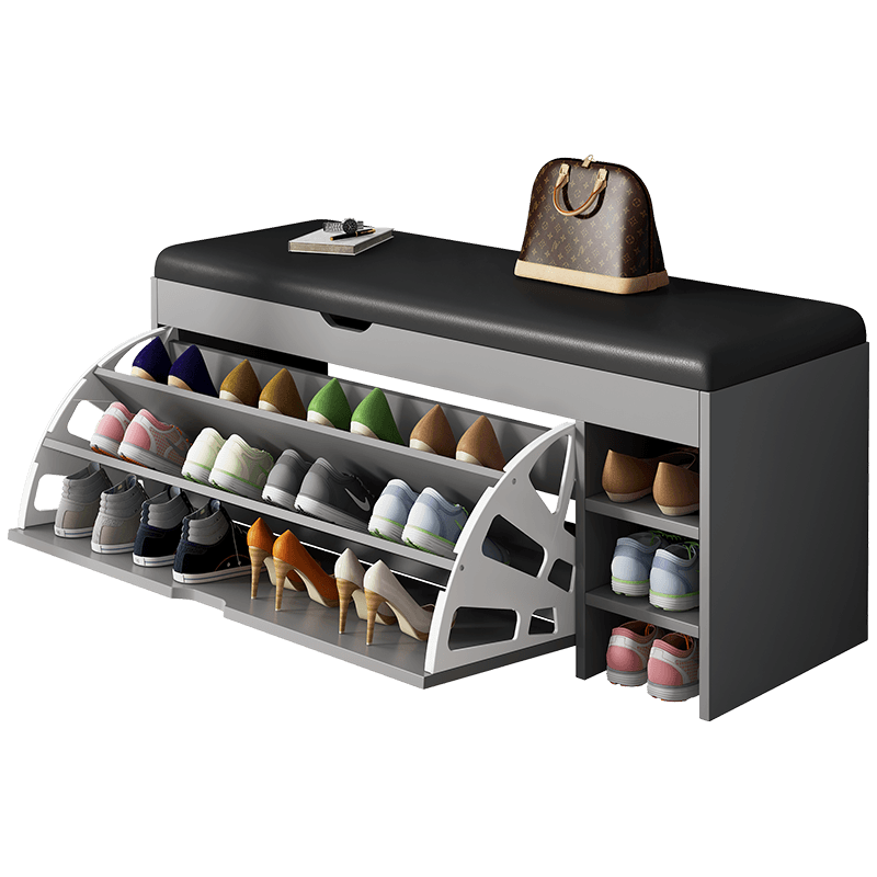 Dulap pentru pantofi tip bancheta, 80 x 30 x 51 cm