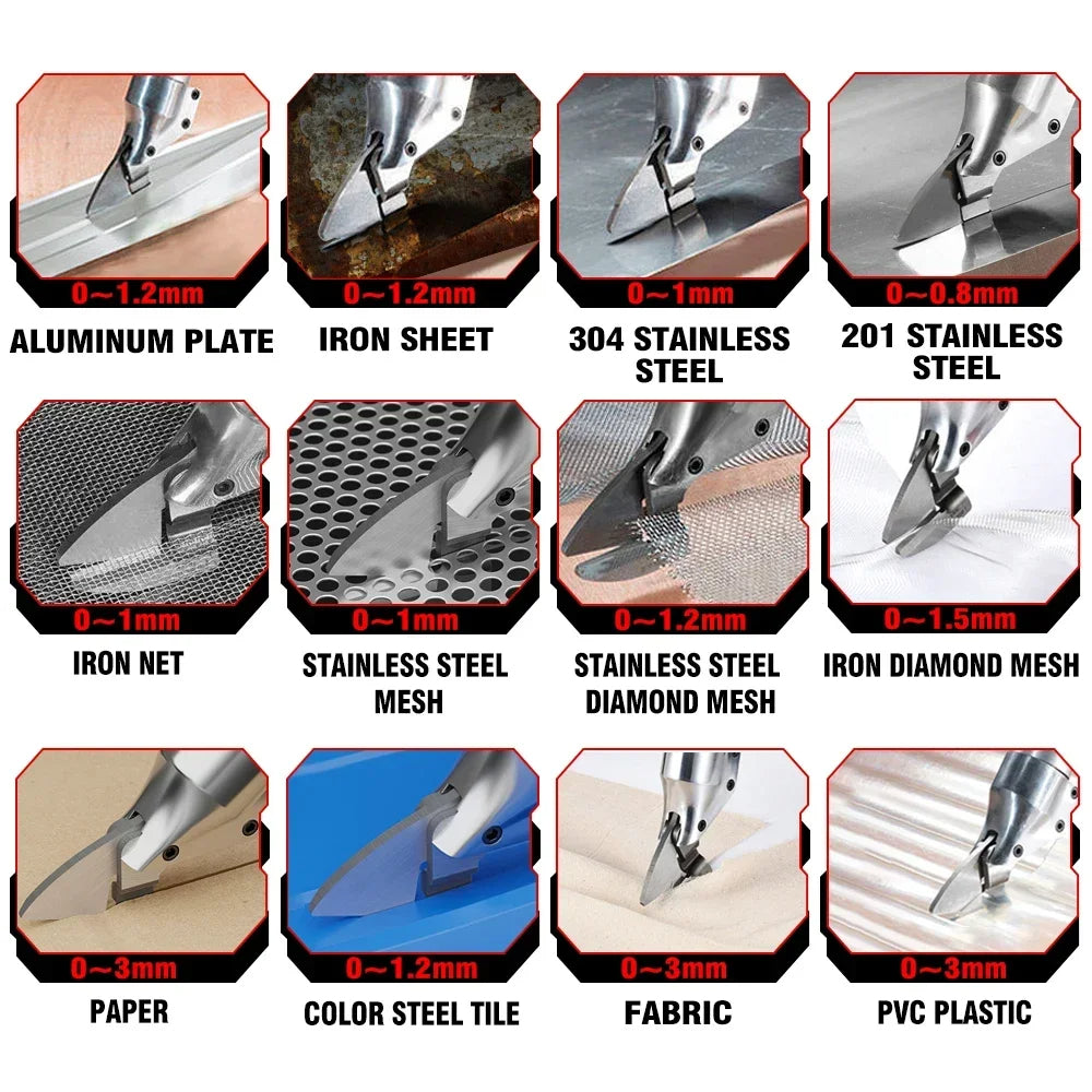 Foarfeca electrica de taiat tabla cu 2 acumulatori 2 Ah, 48V, Blitz Power