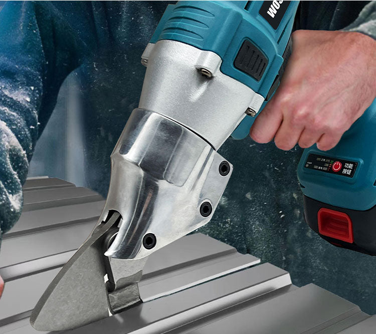 Foarfeca electrica de taiat tabla cu 2 acumulatori 2 Ah, 48V, Blitz Power