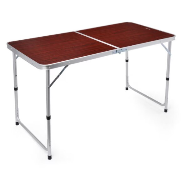 Masuta pliabila picnic din aluminiu, tip servieta, 60 x 120 cm