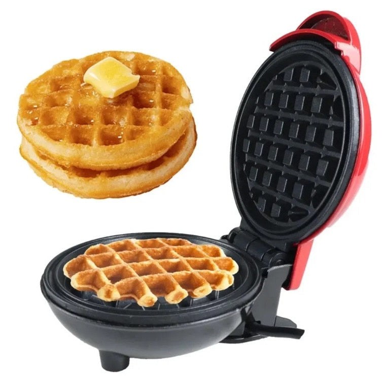 Mini aparat de facut vafe/gofre, invelis antiaderent, protectie supraincalzire, indicator luminos