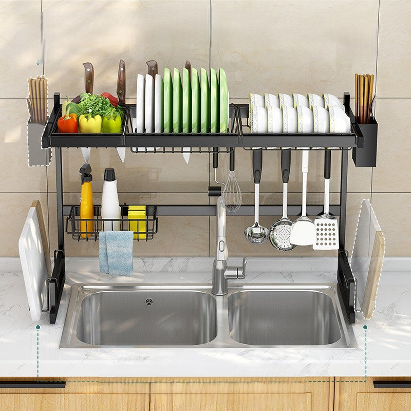 Organizator chiuveta pentru uscat vasele, otel inoxidabil