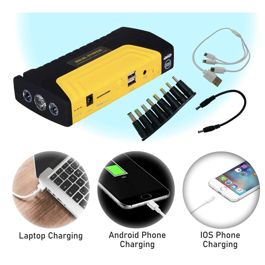 Robot pornire auto portabil, cu acumulator 60800 mAh