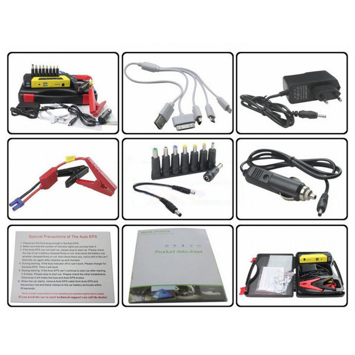 Robot pornire auto portabil, cu acumulator 60800 mAh