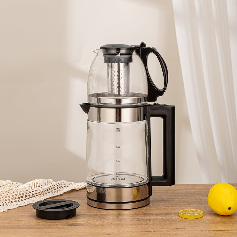 Set fierbator electric + ceainic, 2.2L, 1500W