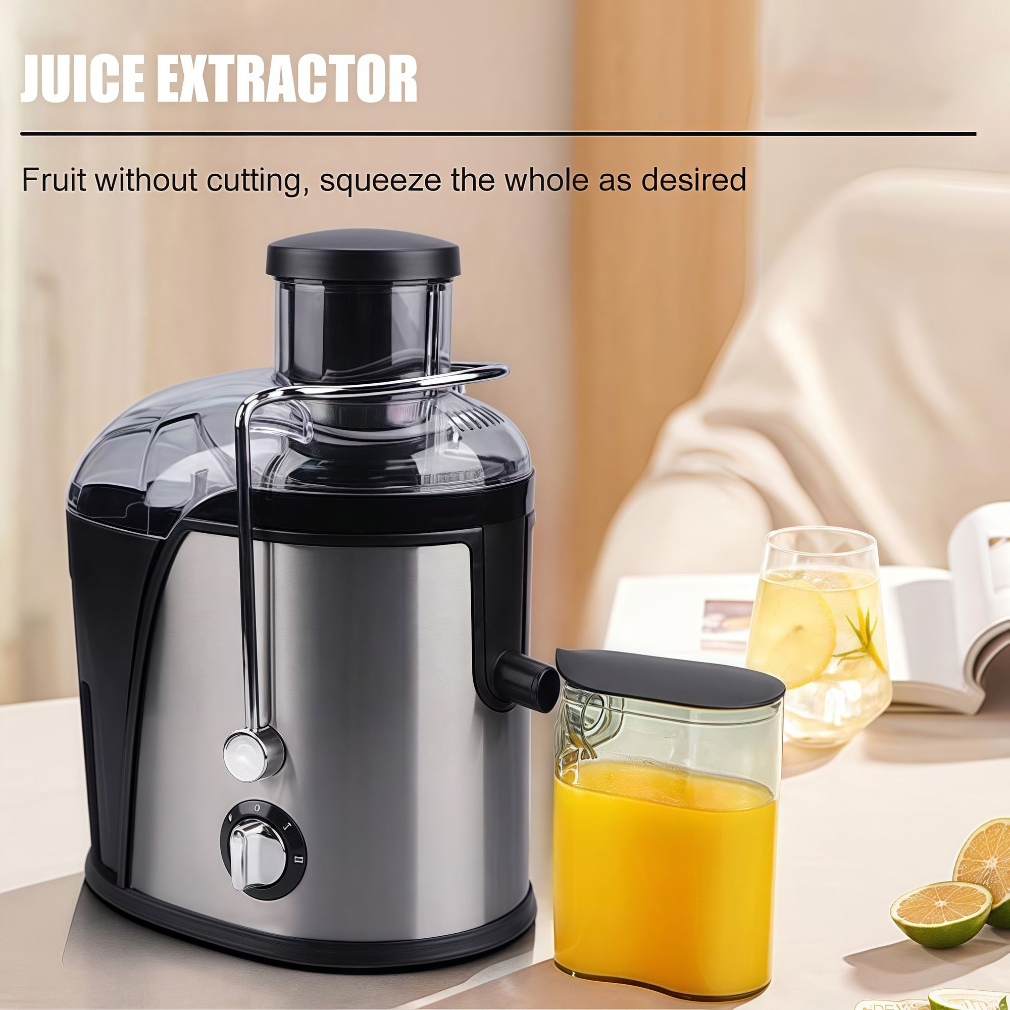 Storcător / Separator de Fructe 600 ml, 800 W