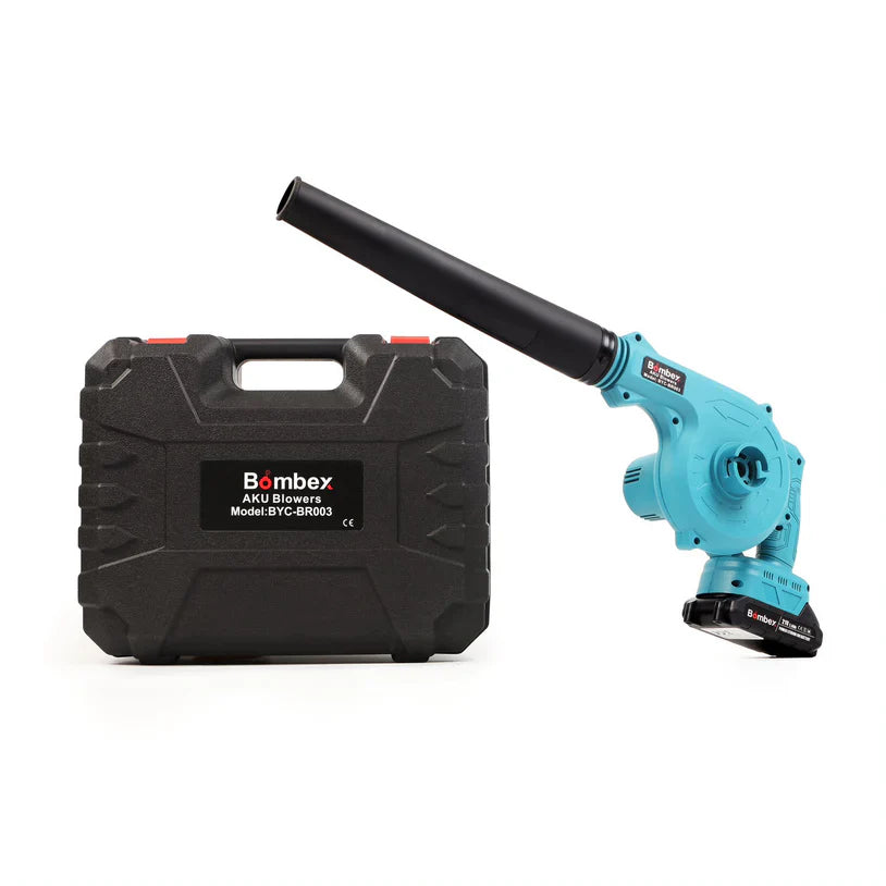 Suflantă Frunze fără Fir , 2 Acumulatori 48V, 2 în 1 Suflare și Aspirare Frunze, Praf, Zăpadă, 19000 RPM