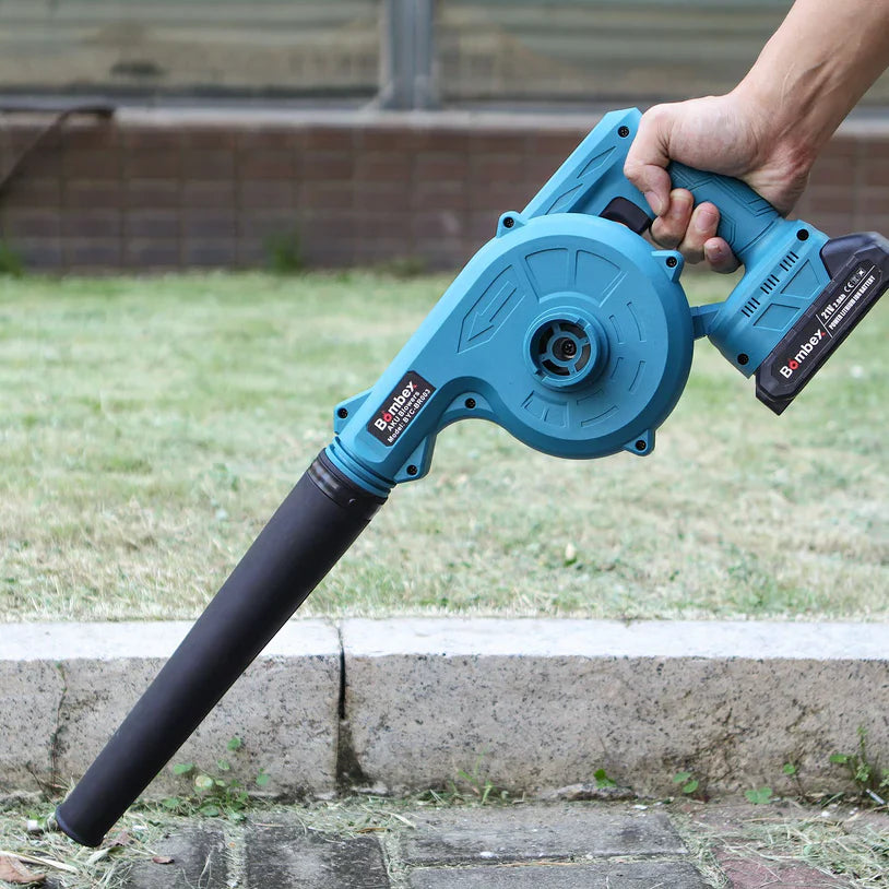 Suflantă Frunze fără Fir , 2 Acumulatori 48V, 2 în 1 Suflare și Aspirare Frunze, Praf, Zăpadă, 19000 RPM