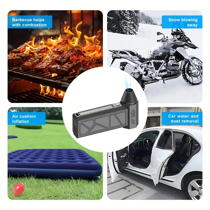 Suflanta Aer portabila 130000rpm, Putere mare de suflare, pentru masina, praf, zapada, frunze