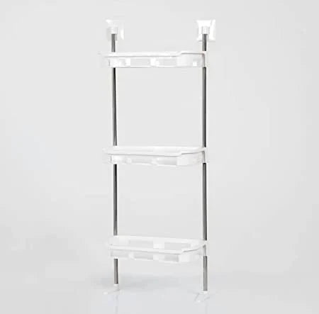 Suport multifunctional depozitare pentru toaleta, 3 polite, 88 x30cm