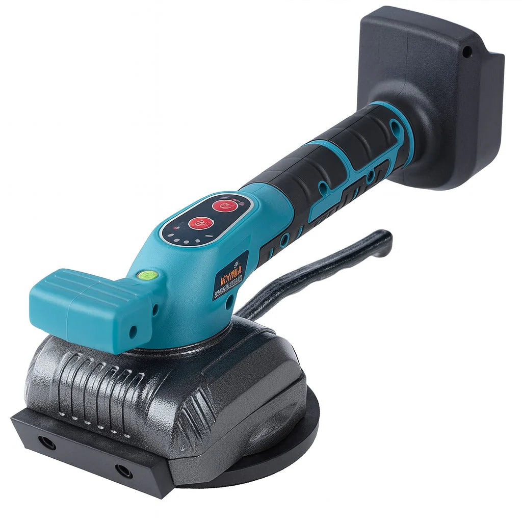 Ventuza vibranta pentru gresie cu acumulator – masina profesionala de montaj placi ceramice