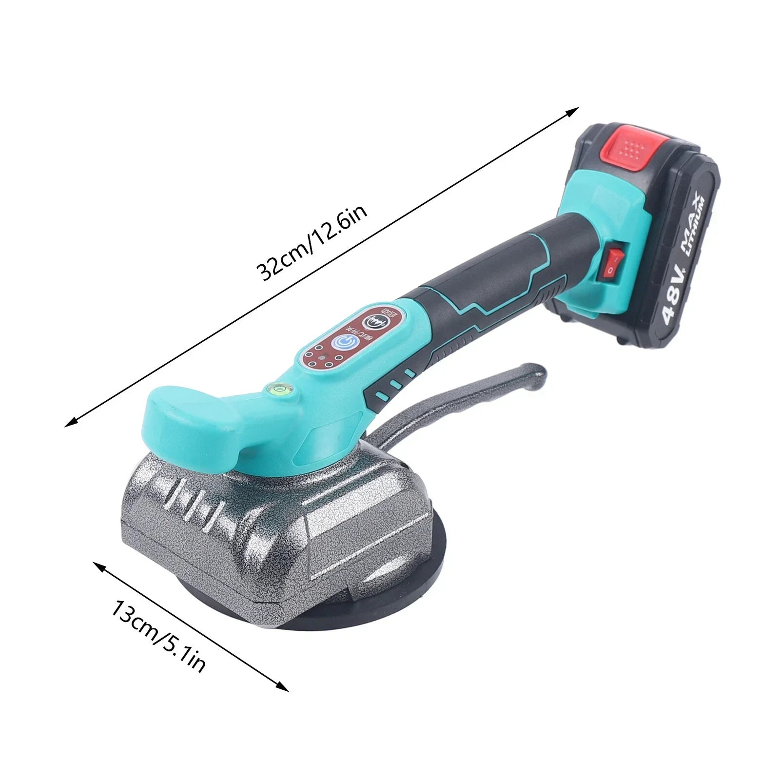 Ventuza vibranta pentru gresie cu acumulator – masina profesionala de montaj placi ceramice